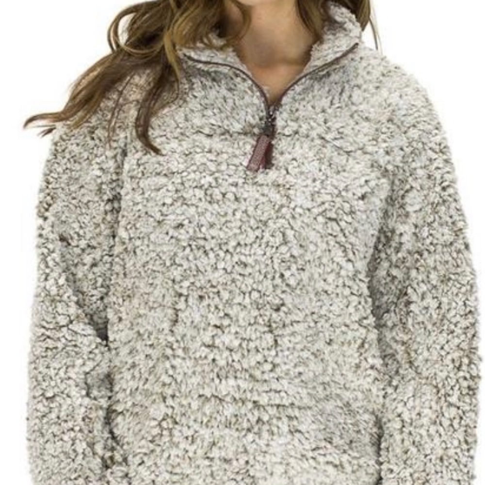 True Grit Women’s frosty tip 1/2 zip pullover